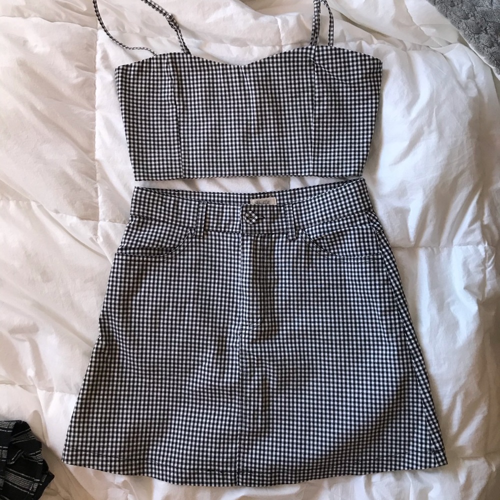 RARE BRANDY MELVILLE TOP AND SKIRT SET